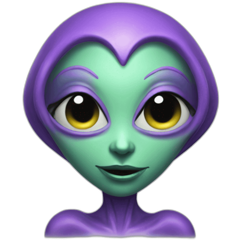 Miss alien ride alien emoji