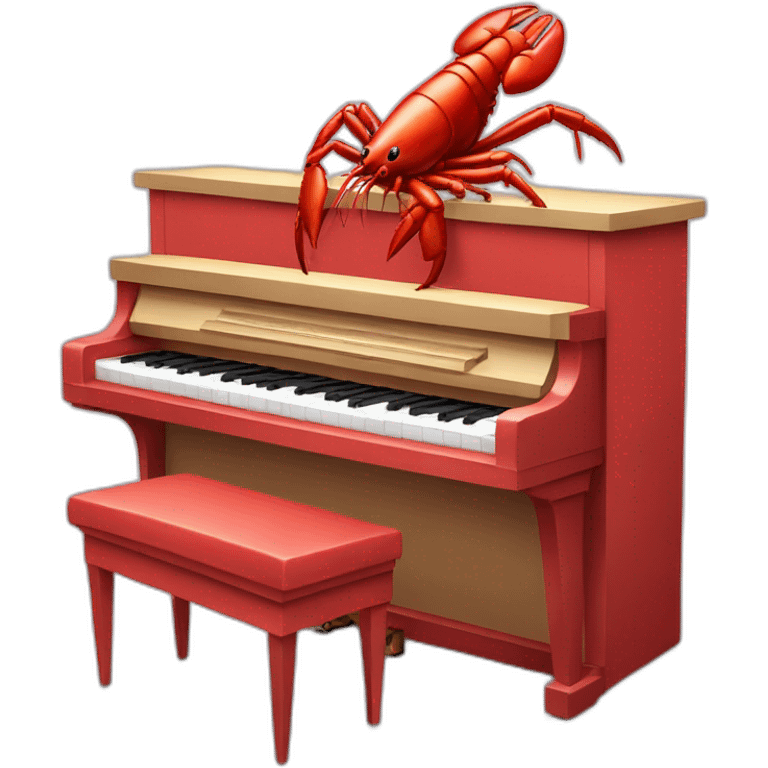 lobster piano emoji