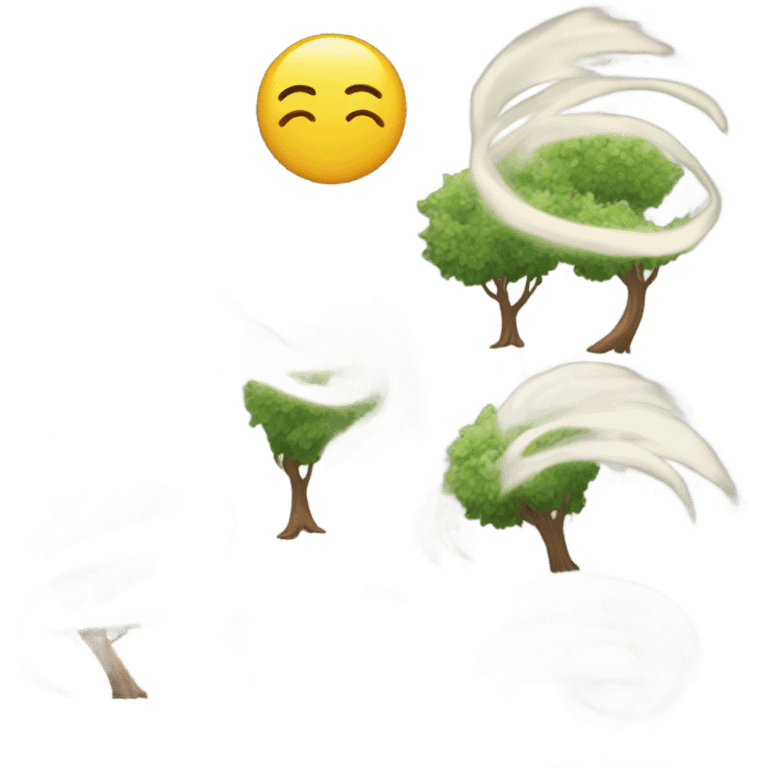 Wind emoji