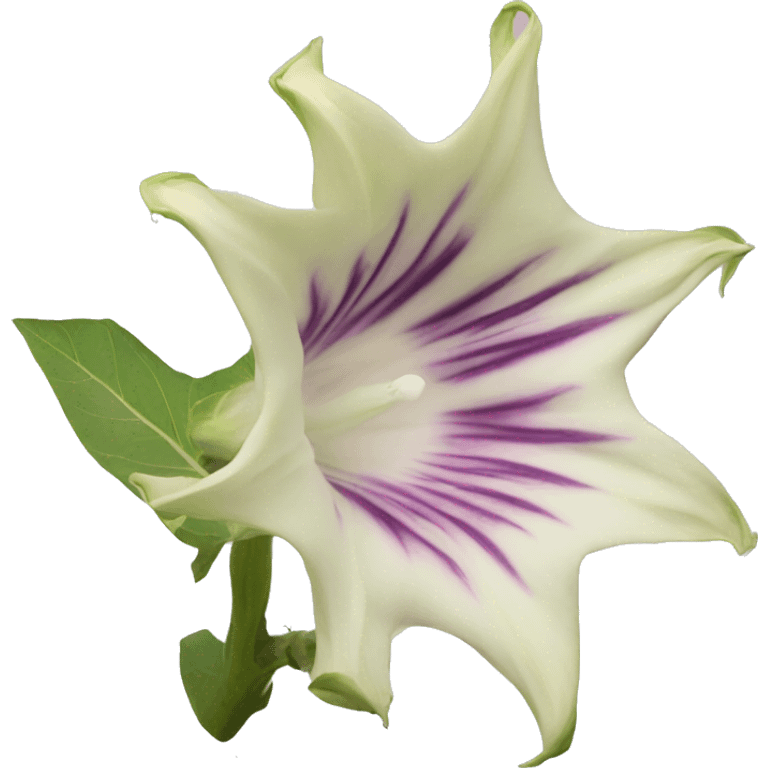 Datura flower emoji