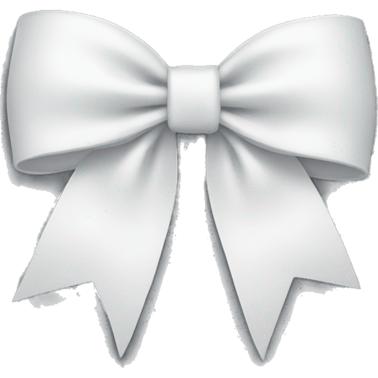 white bow emoji