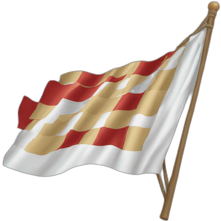 drapeau de la Vendée emoji