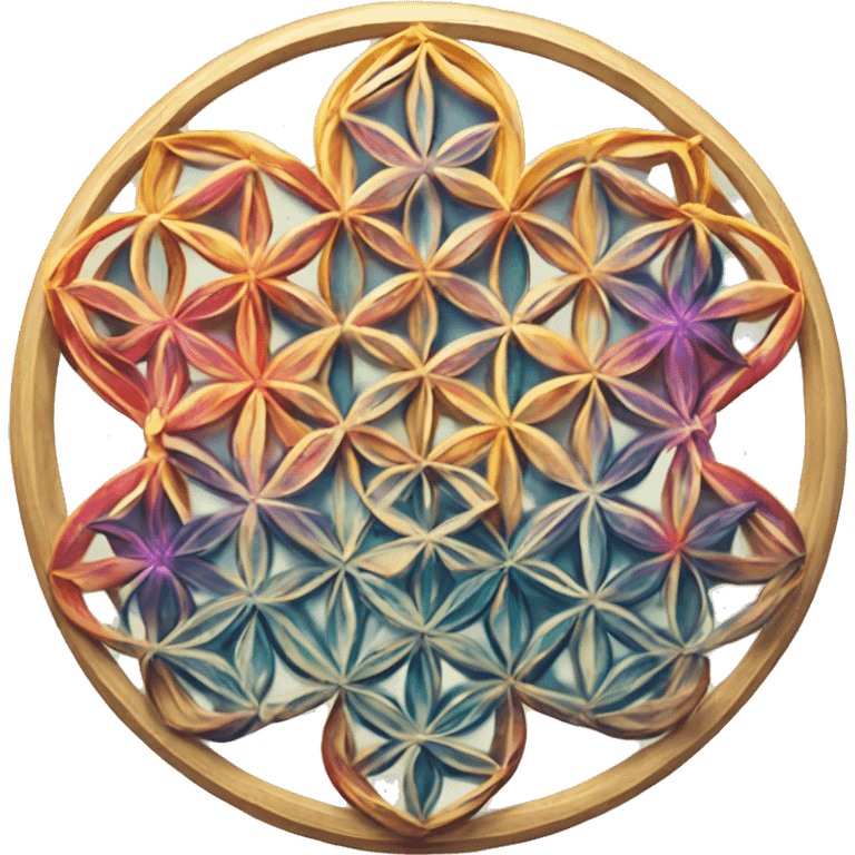 Flower of life sacred emoji