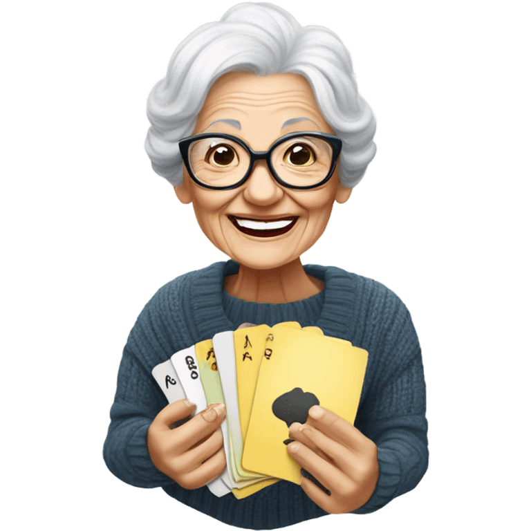 Old lady cards against humanity  emoji