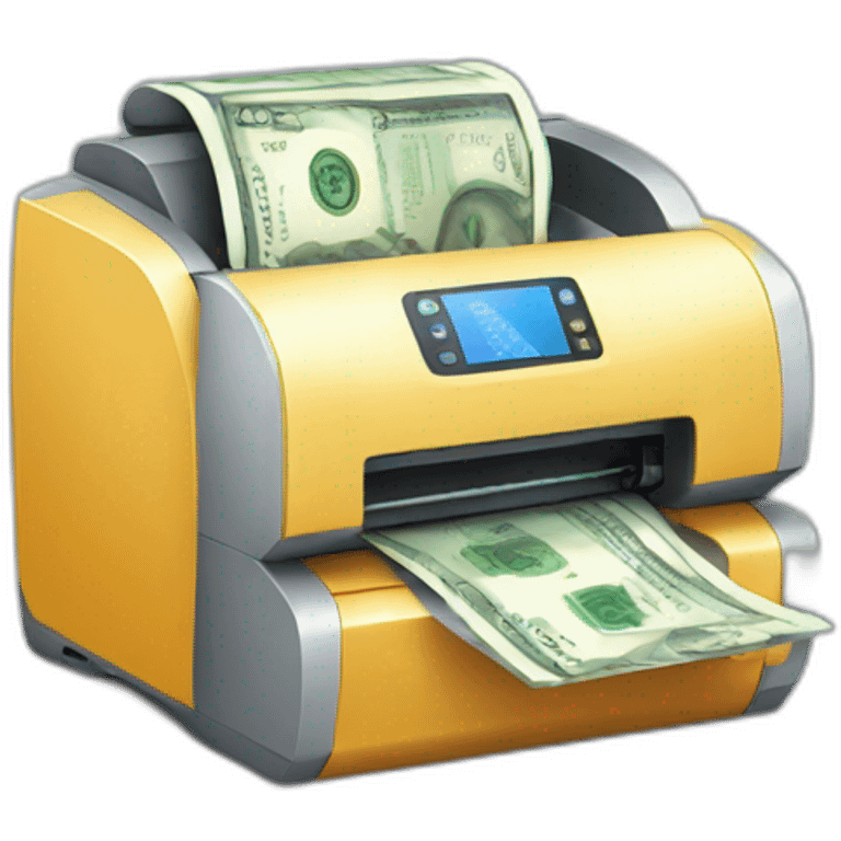 Money printer emoji