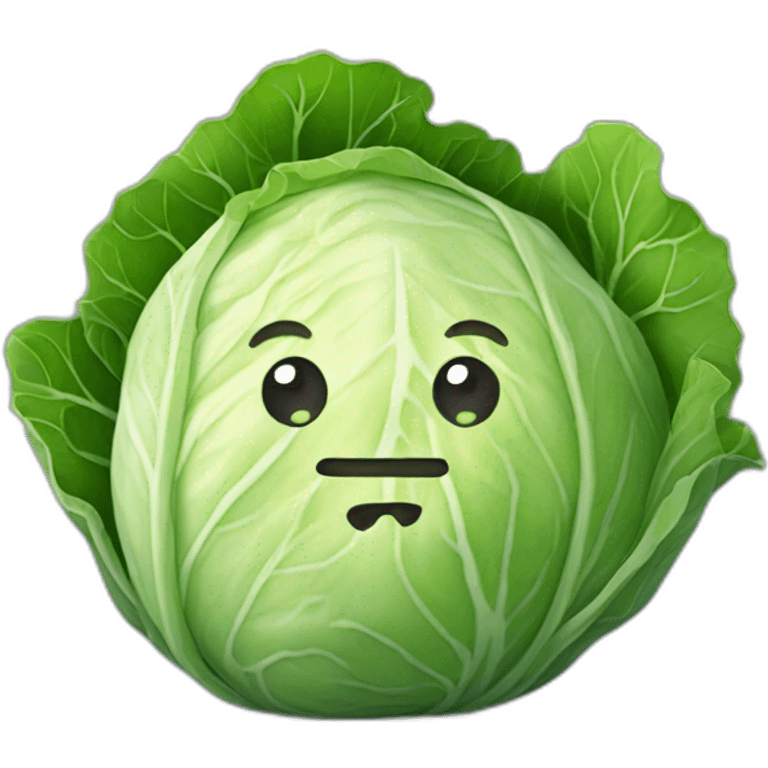 cartoon cabbage emoji