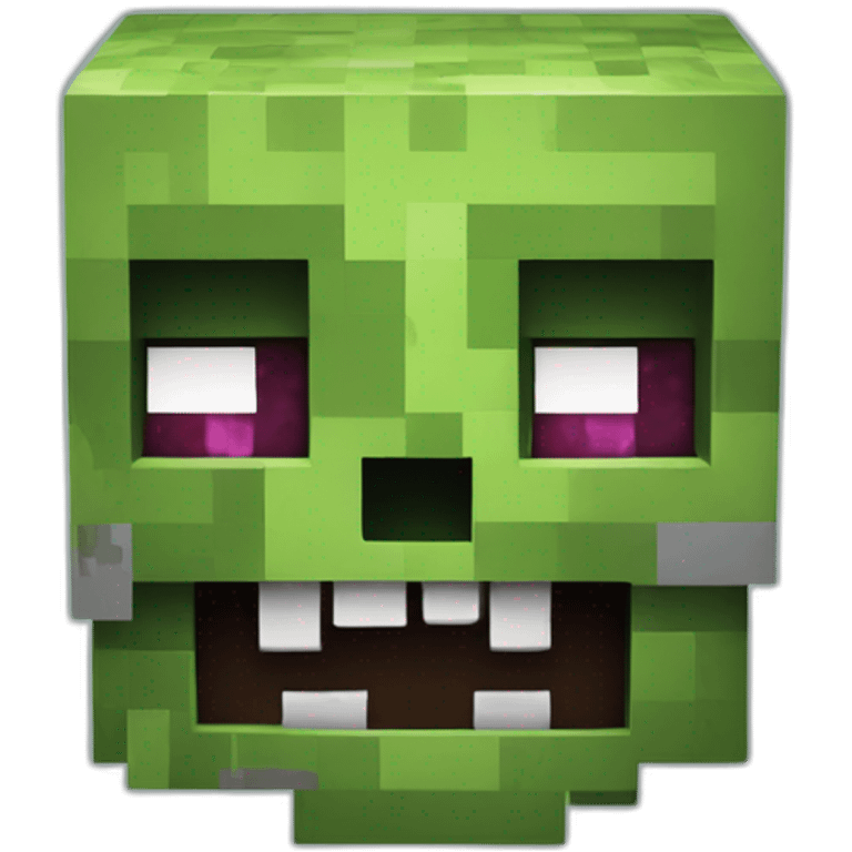 MineCraft-Zombie-head emoji