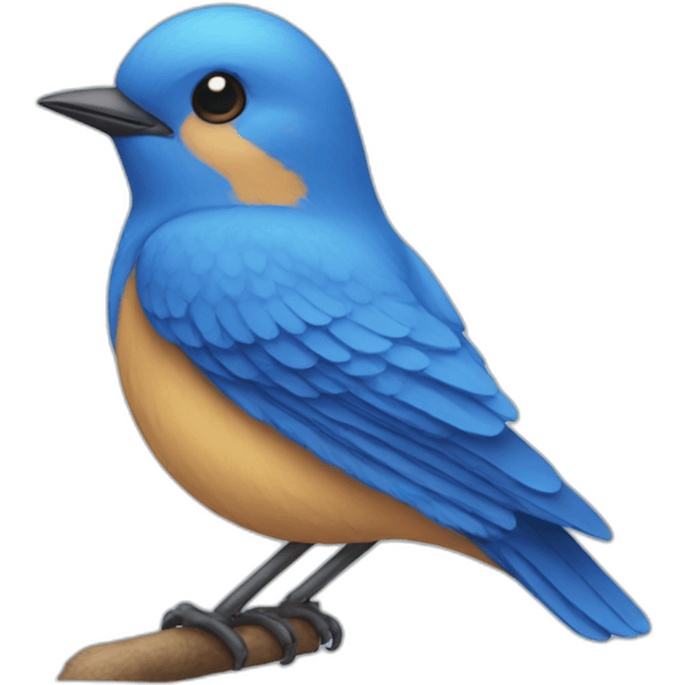 blue-bird emoji