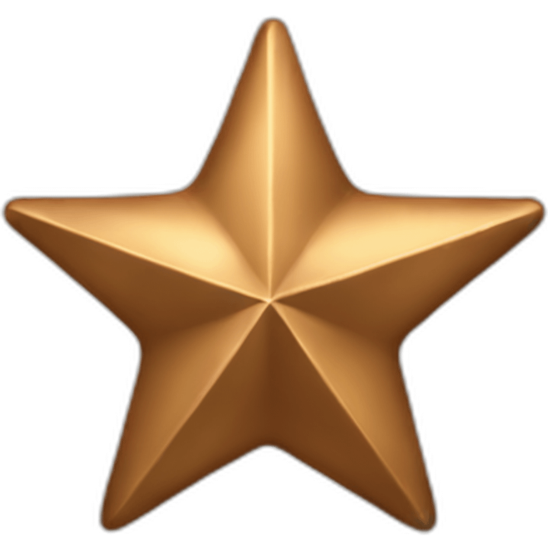 Bronze star emoji