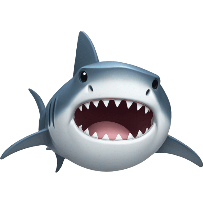 Shark with pad emoji