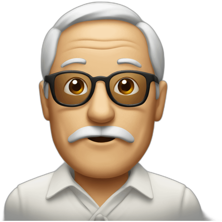 grandfather with cigar emoji