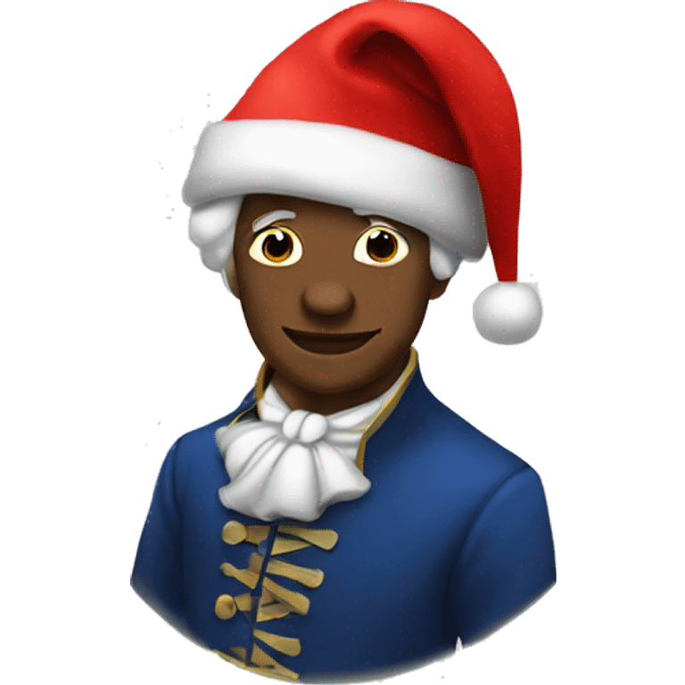 mozart with santa hat emoji