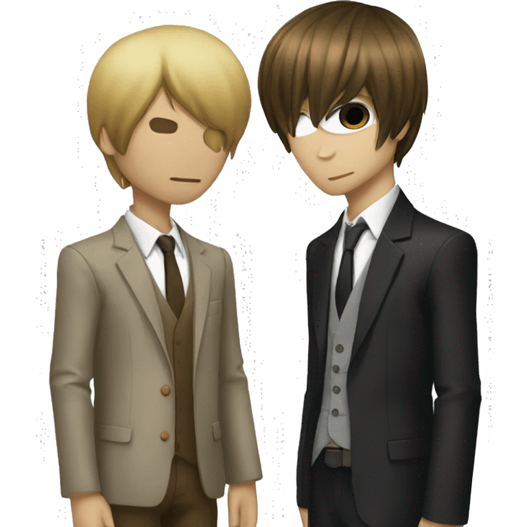 Light yagami and L emoji