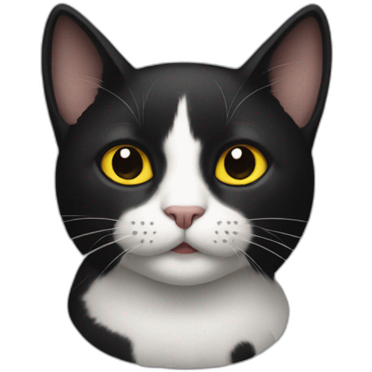 Gato negro emoji