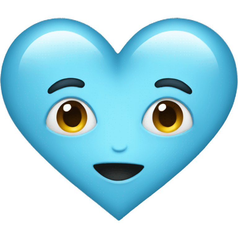 Light blue heart emoji