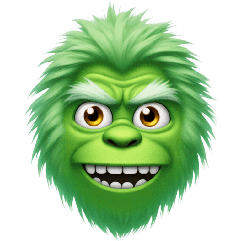 Grinch yeti emoji