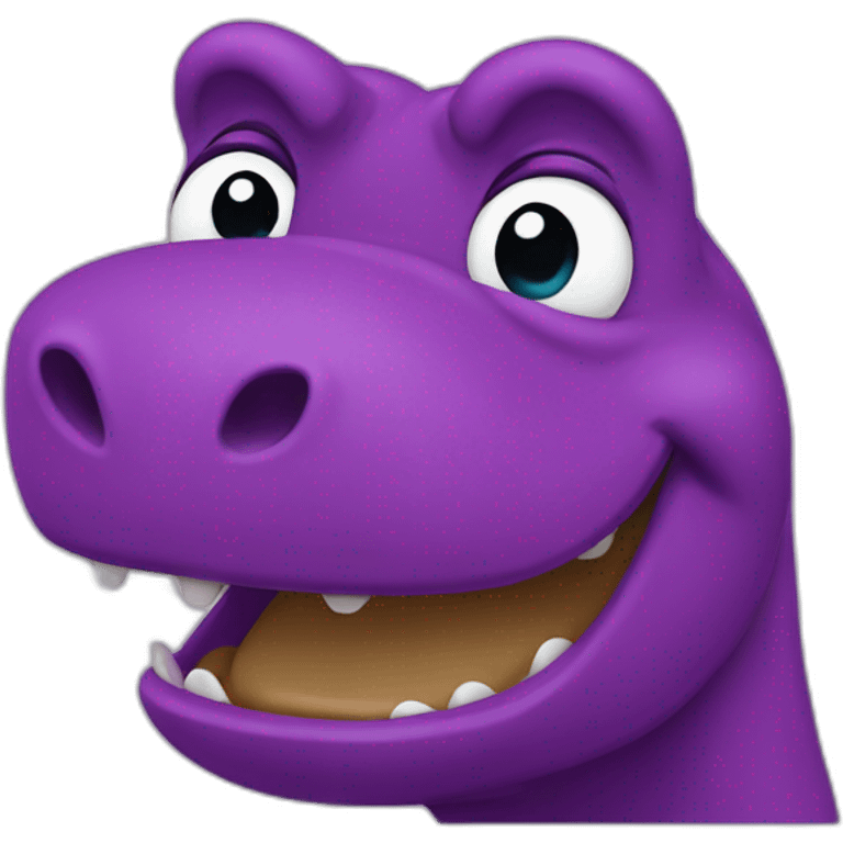 barney dinosaur emoji