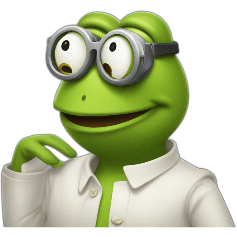 Kermit as Jean marie lepen emoji