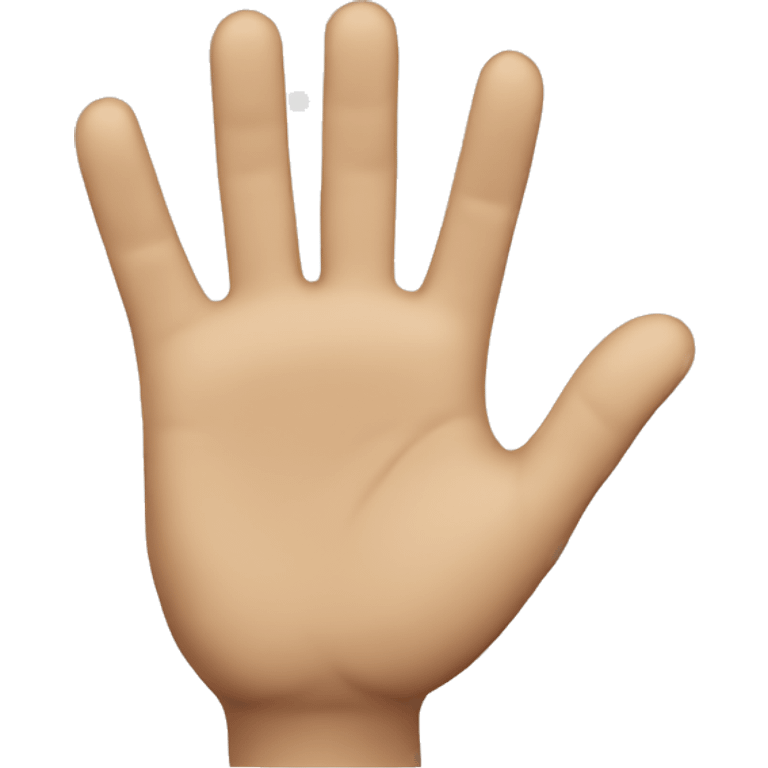 waving hand emoji