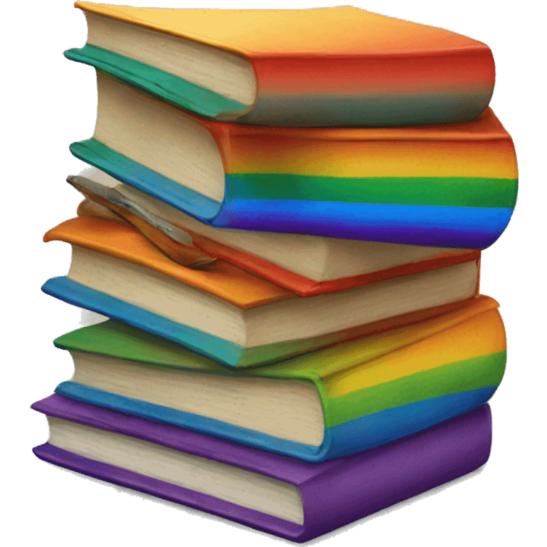 Book rainbow emoji