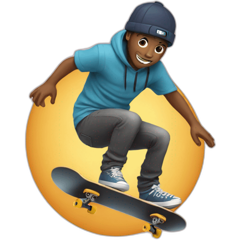 Skateboarding emoji