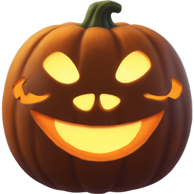 Crave Cat glowing Jack-o-lantern emoji