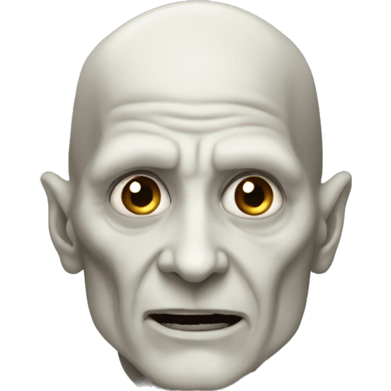 Voldemort without nose emoji