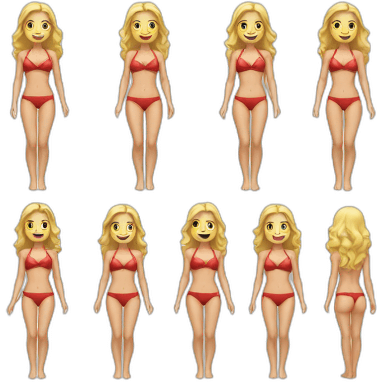 christmas-bikini-full-body-blonde emoji