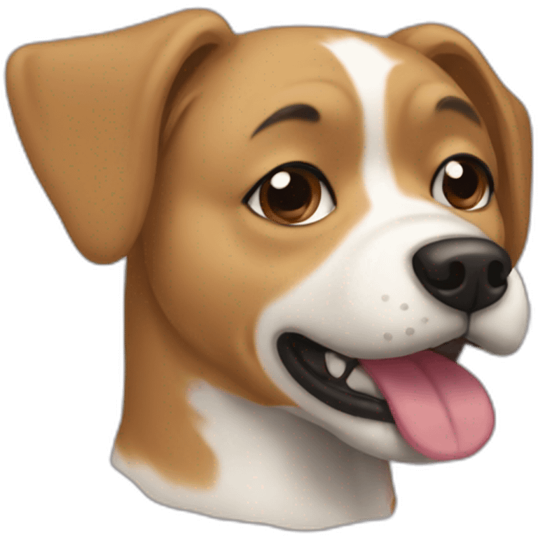 chien qui pleure  emoji