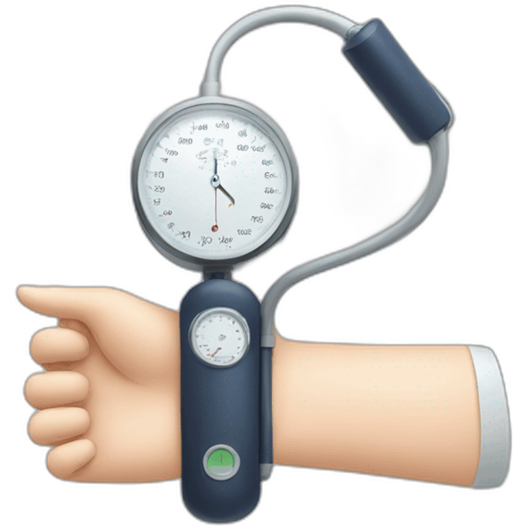 Blood pressure measurement emoji