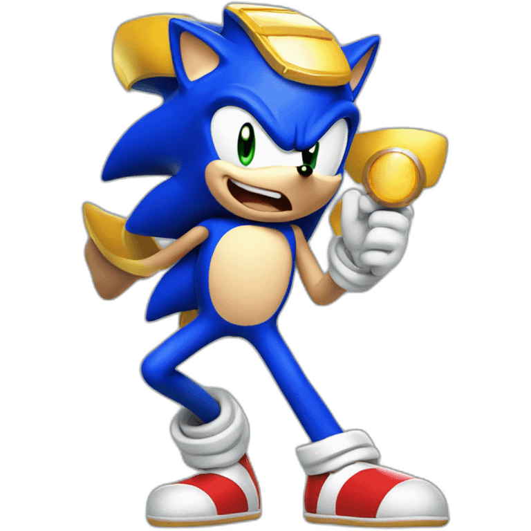 Sonic the hedgehog  emoji