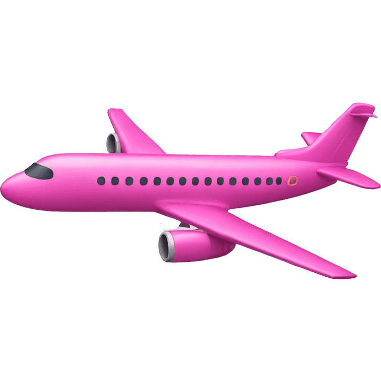 pink airplane emoji