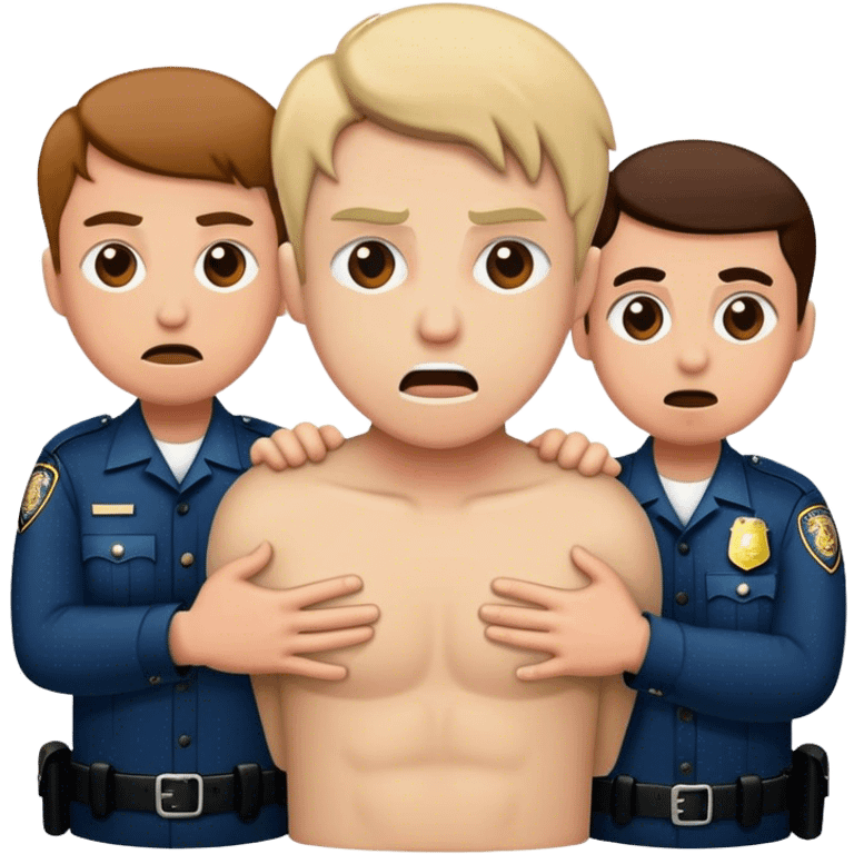 getting arrested emoji