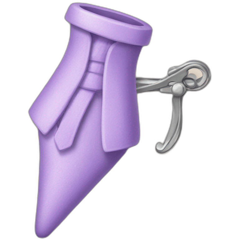 lilac clothe pin emoji