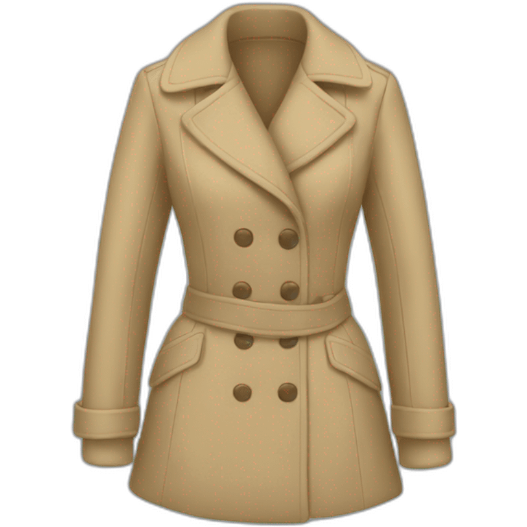 woman coat emoji