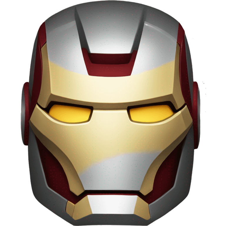 Iron man mask emoji