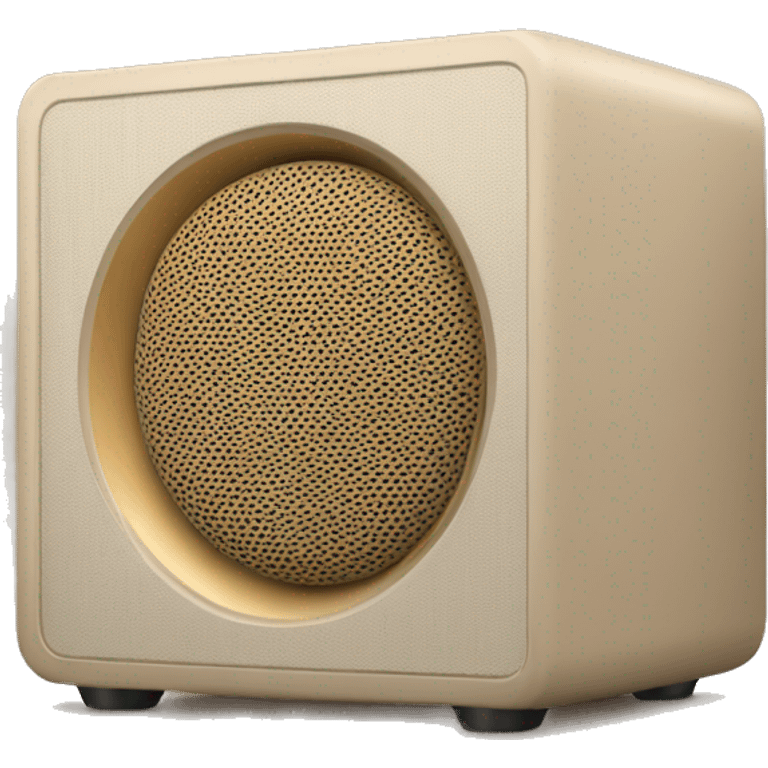 beige Audio speaker emoji