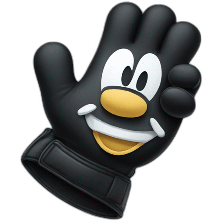 mickey mouse glove thumb up emoji