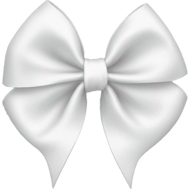 white bow emoji