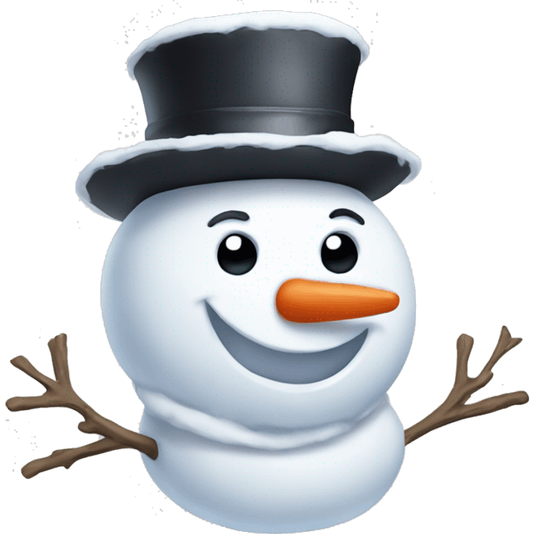 athstetic snowman emoji