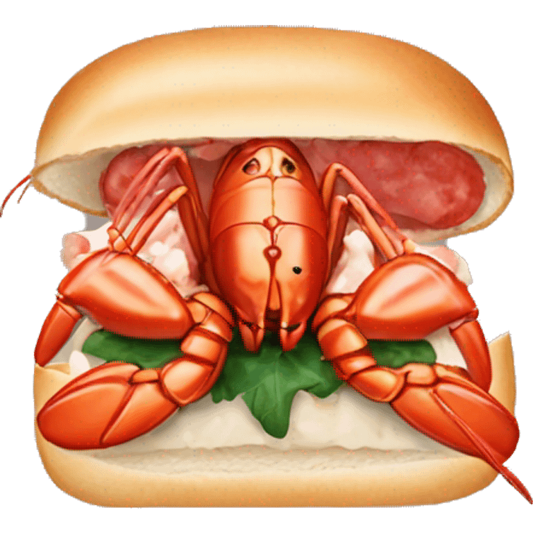 Lobster roll emoji