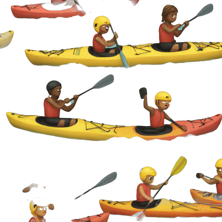 Kayaking emoji