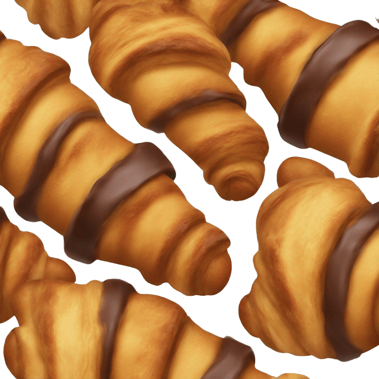 Chocolate croissant  emoji