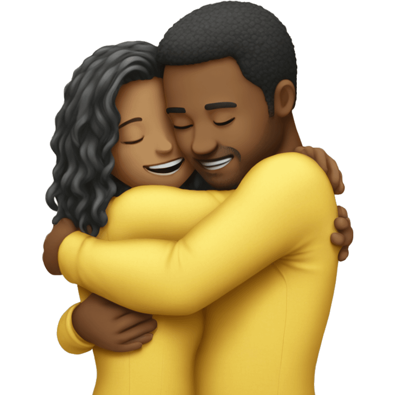 Hug emoji that is yellow emoji