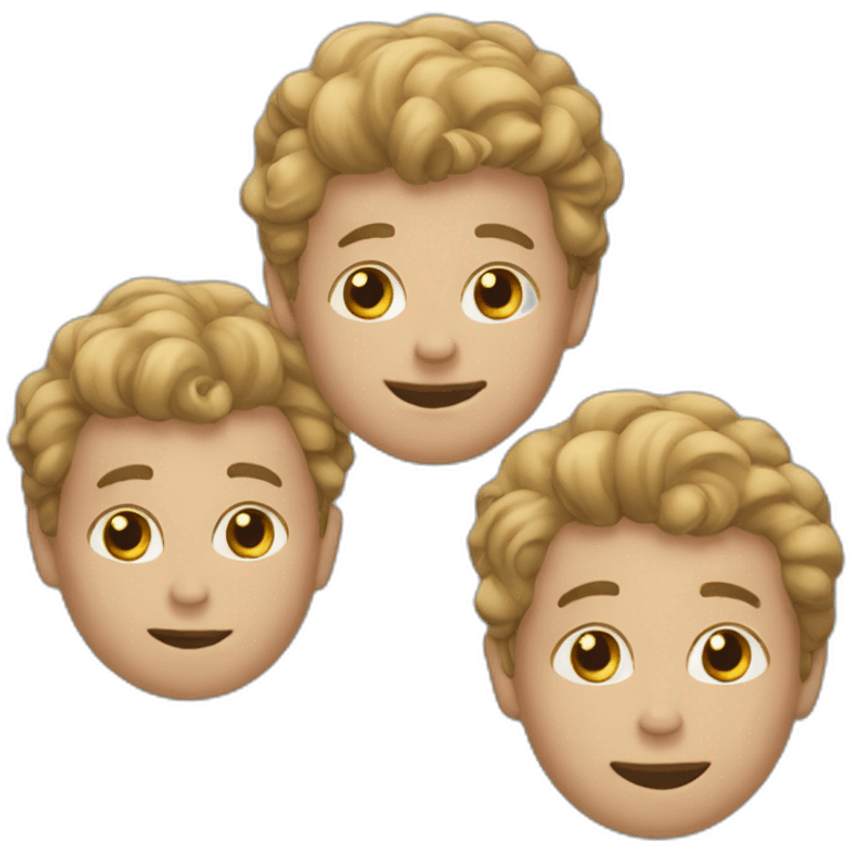 triplet-man emoji