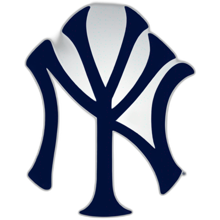 Yankees logo of ny emoji