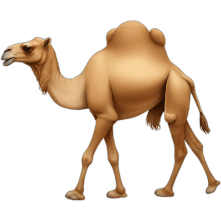 Walking camel emoji