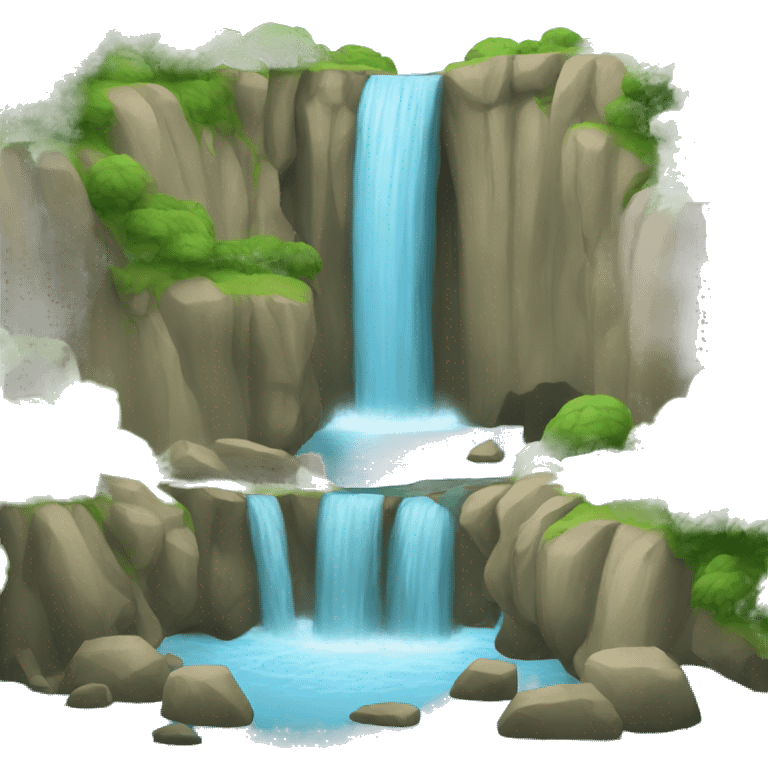 water fall emoji