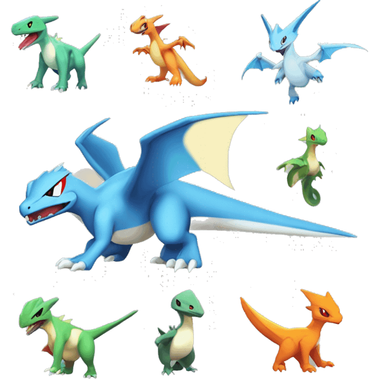  Latios-Silvally-Flygon-Charizard-Fakémon Full Body emoji