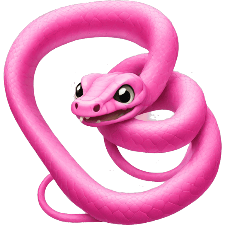 pink snake emoji